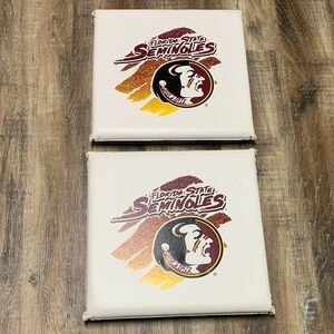 Florida State Seminoles bleacher cushion seats - set of 2.